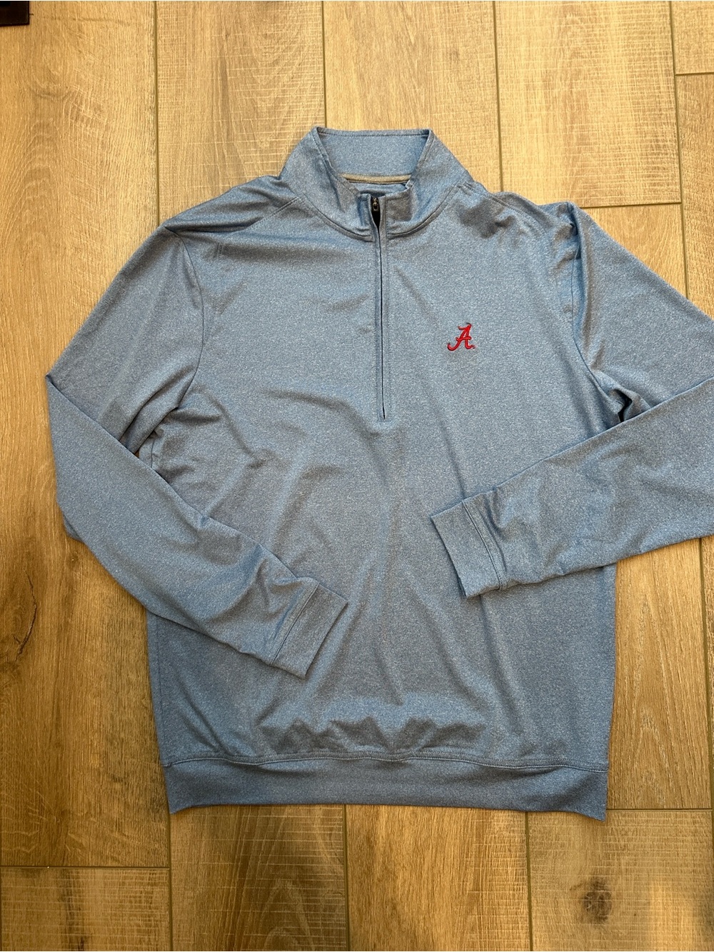 Men's Quarter-Zip Pullover with Red 'A' Alabama Logo